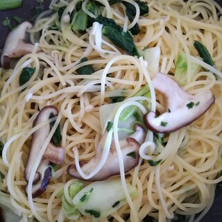 簡単　野菜たっぷりパスタ